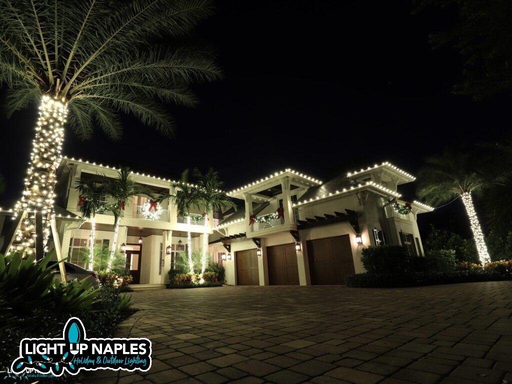 luxury Christmas lights outdoor