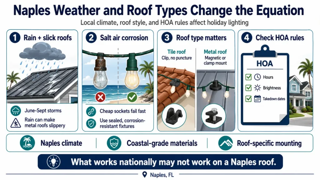 Naples Weather and Roof Types Change the Equation
