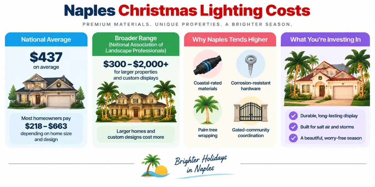 What Naples Christmas Lighting Actually Costs