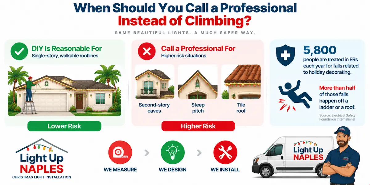 When Should You Call a Professional Instead of Climbing?