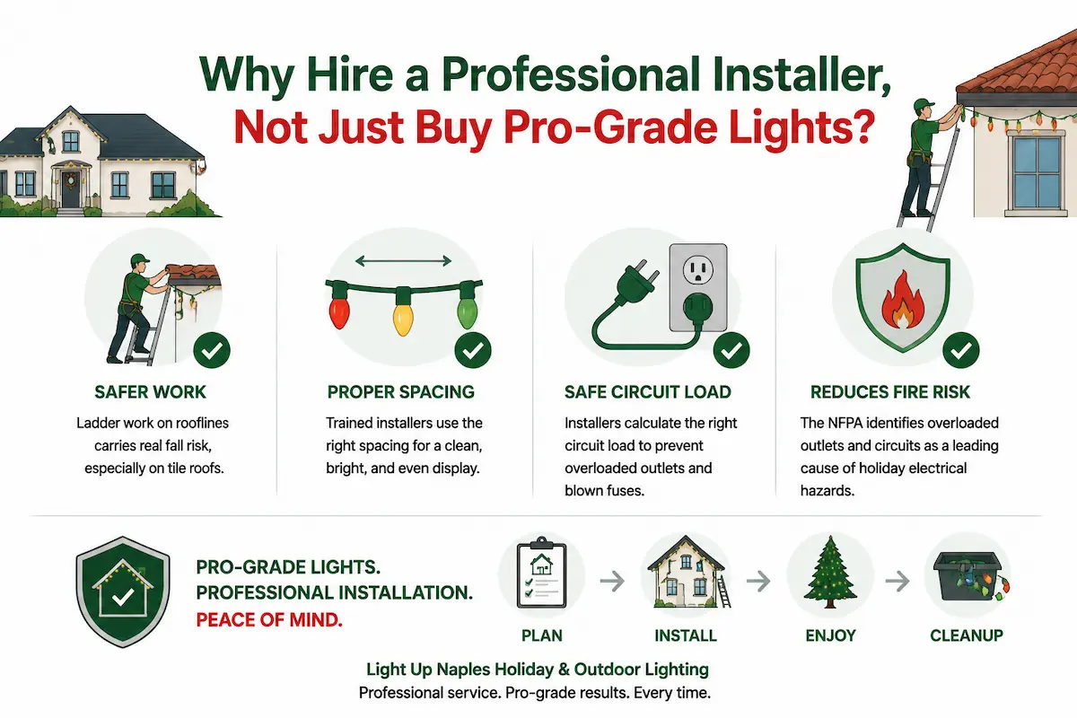 Why Hire a Professional Installer, Not Just Buy Pro-Grade Lights